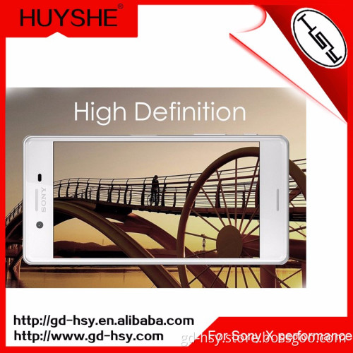 Huyshe Shenzhen Glass Manufacturer Best Screen Guard For sony x performance Tempered Glass Screen Protector